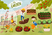 Children in the garden poster, a Person Illustration by Tani Kuzminka (Thumbnail 1 of 4)