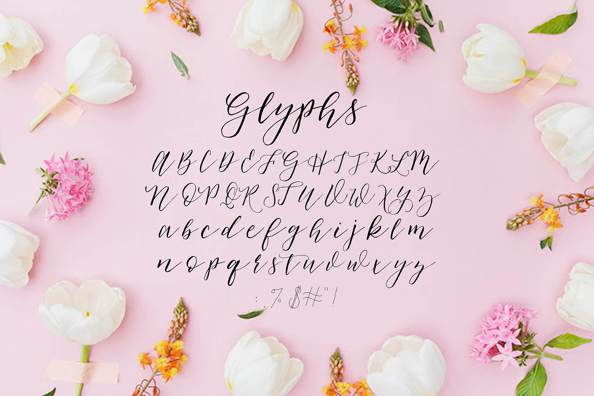 Heloiset Calligraphy Font preview 2