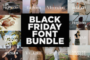 Black Friday Font Bundle (Limited), a Serif Font by Schrifted Type (Thumbnail 1 of 22)