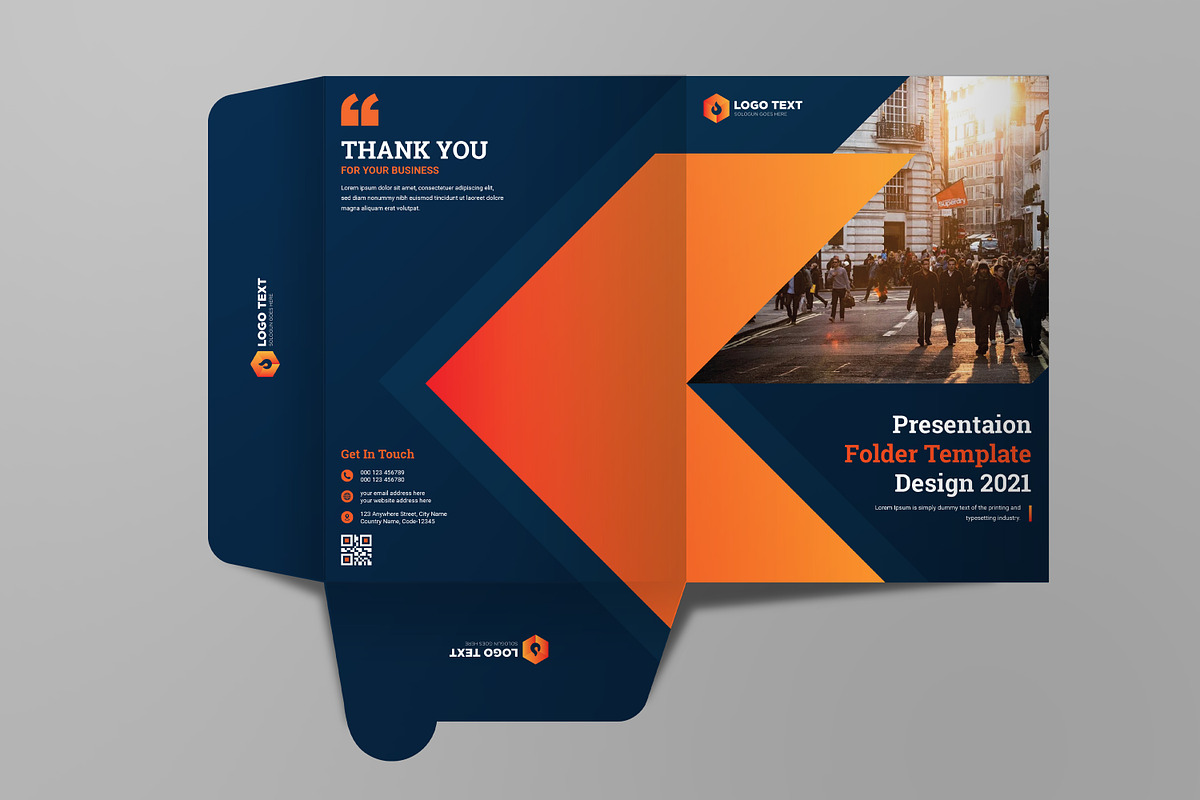 Presentation Folder Template Design, a Poster Template by zahidhossainalif (Photo 5 of 6)