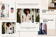 Lifestyle Instagram Pack | PS, a Social Media Template by BlancaLab Studio (Thumbnail 2 of 8)