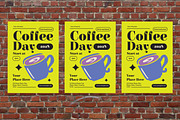 International Coffee Day Flyer Set, a Flyer Template by Aiyari Graphic (Thumbnail 3 of 3)