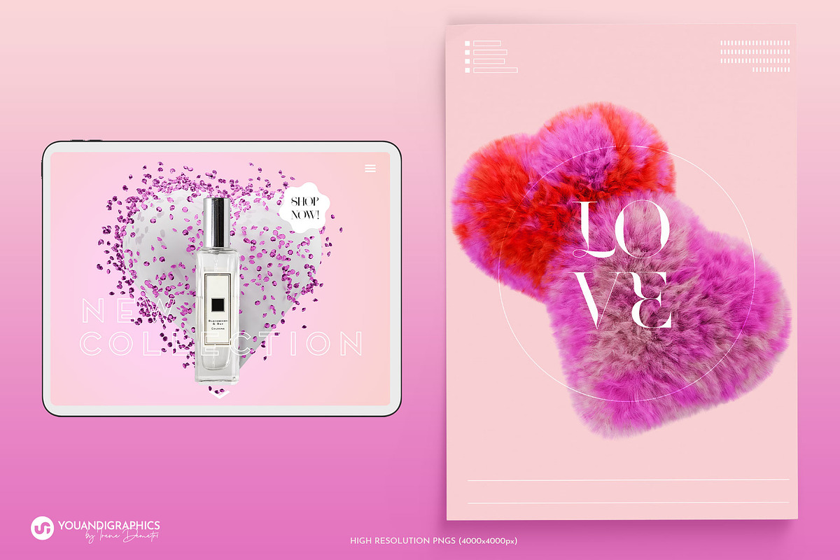 Love Crafted Hearts Graphics, a Graphic by Youandigraphics (Photo 5 of 17)