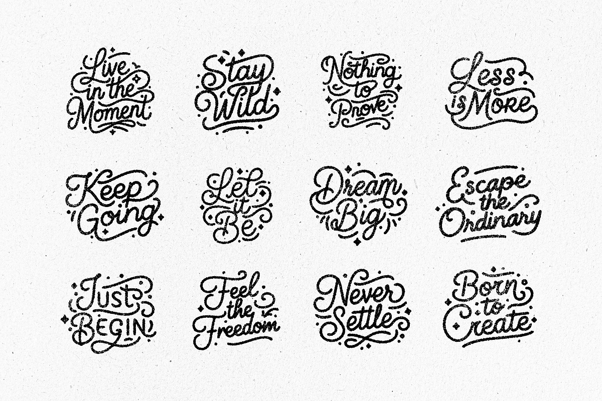 Hand-Lettering Quotes + Bonus Effect, an Object Graphic by pixelbuddha.net (Photo 2 of 6)