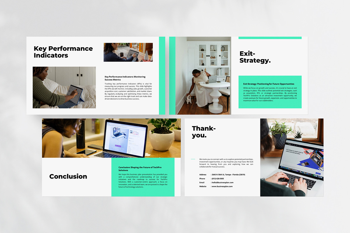 Business Plan Google Slides Template, a Presentation Template by Gaize (Photo 11 of 16)