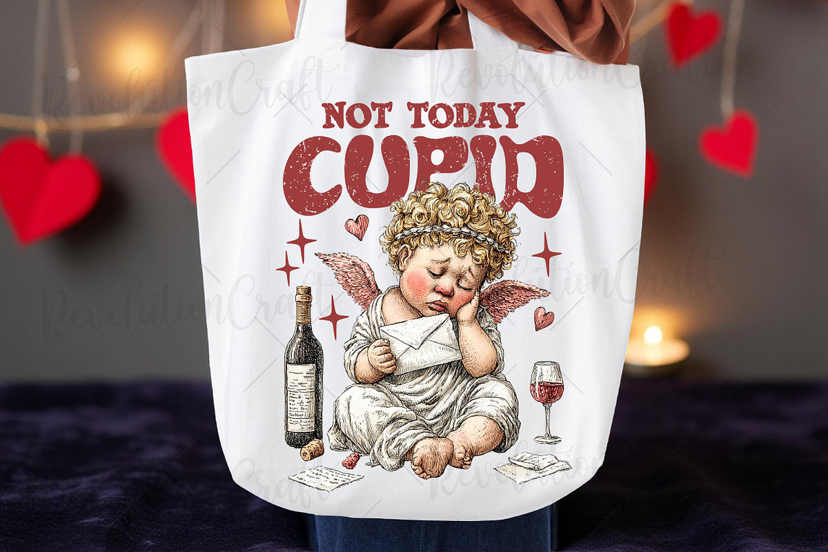 Funny Valentine's Day Cupid PNG, an Illustration by OK Design (Photo 3 of 6)