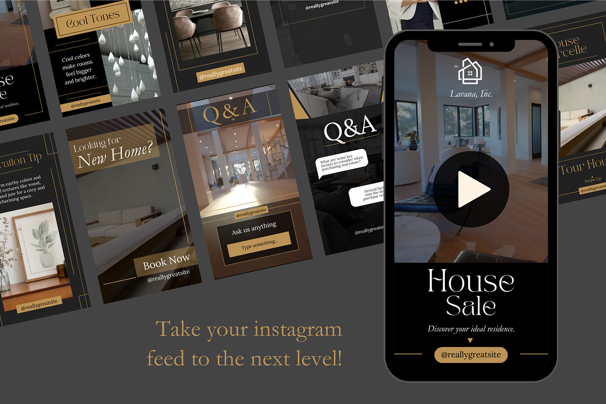 50 Real Estate Instagram Reels, a Templates & Theme by TemplateCastleStore (Photo 8 of 10)