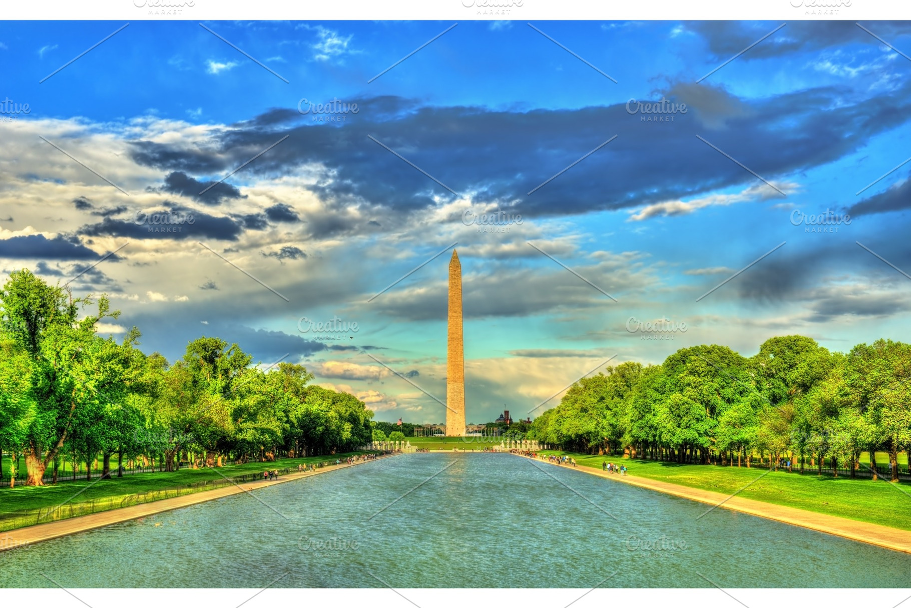 Washington Monument on the National Mall in Washington, DC., an Architecture Photo by Leonid Andronov