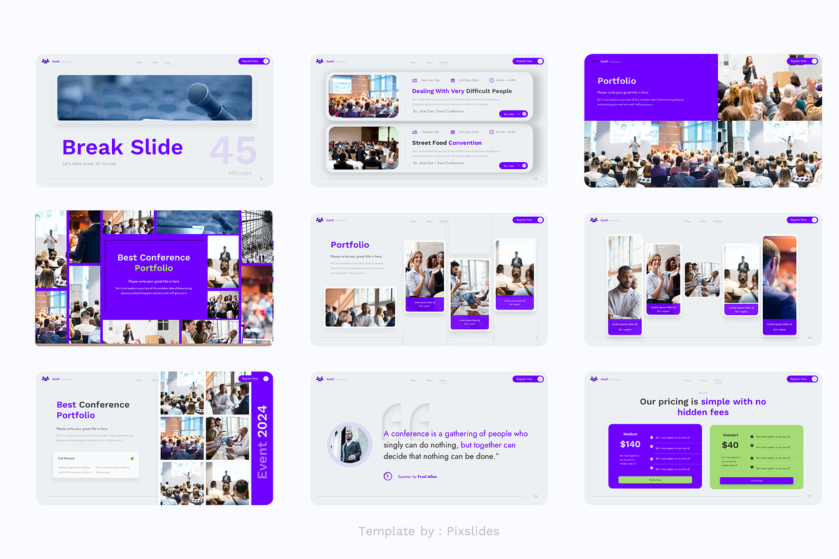 Event Online and Webinar PowerPoint, a Presentation Template by Pixslides (Photo 4 of 5)