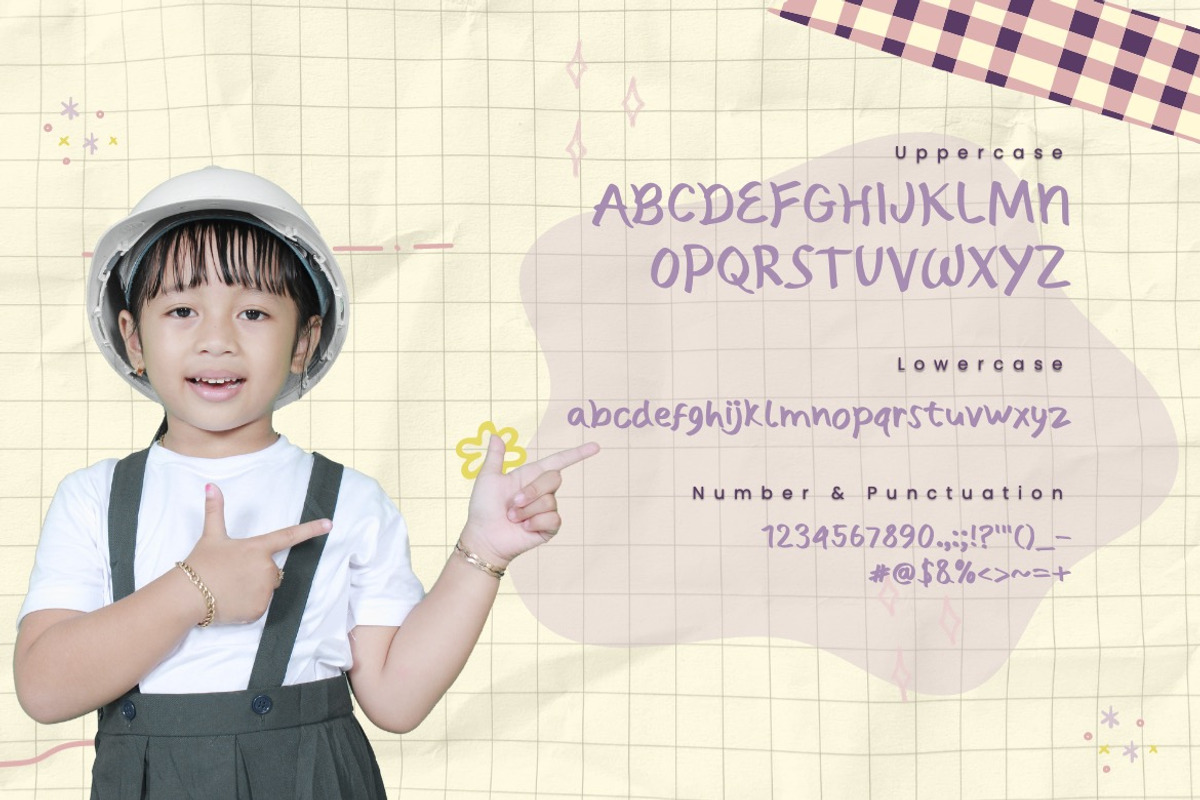 Daywiel - Kids Playful Font, a Script Font by Dhabee (Photo 3 of 4)