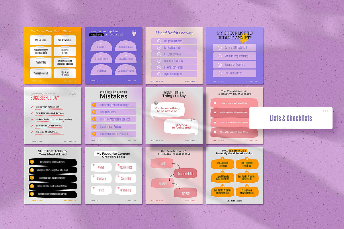 Energetic Instagram Templates CANVA, a Social Media Template by AndrewPixel (Photo 10 of 27)