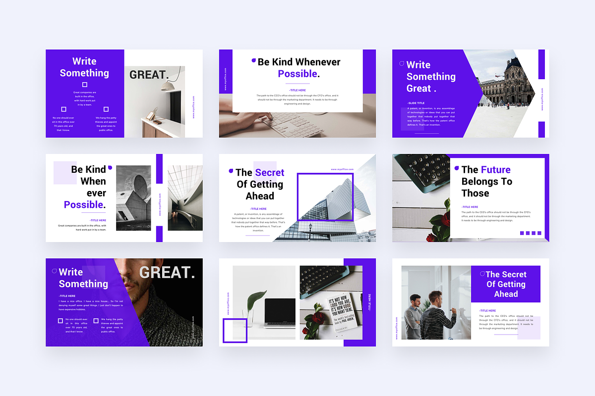 Gilda Creative PowerPoint Templates, a Presentation Template by uiplus (Photo 4 of 13)