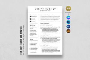 Canva Resume Template