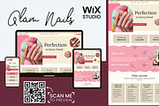 Nail Studio - Website Studio Website, a Wix Template by Kitteeh (Thumbnail 2 of 8)