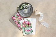 Peonies, floral digital paper, a Pattern Graphic by Artmanata (Thumbnail 9 of 10)