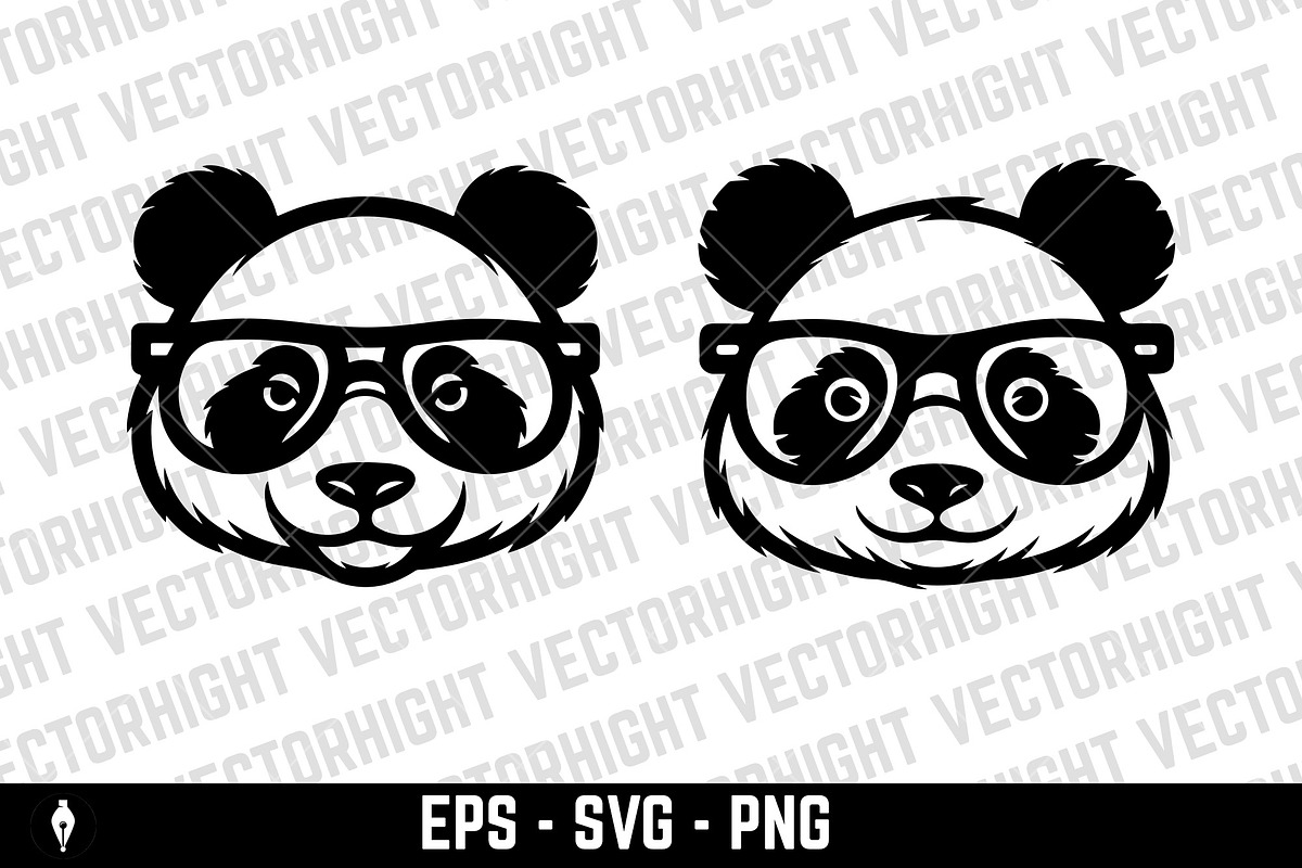 Cute panda bear mascot, an Animal Illustration by Vectorhight (Photo 2 of 3)