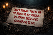 Qiropt Bold Modern Blackletter Font, a Blackletter Font by Maulana Creative (Thumbnail 7 of 7)