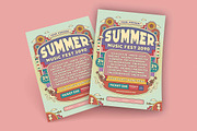 Modern Geometrics Summer Music Fest, a Flyer Template by megarez (Thumbnail 2 of 3)