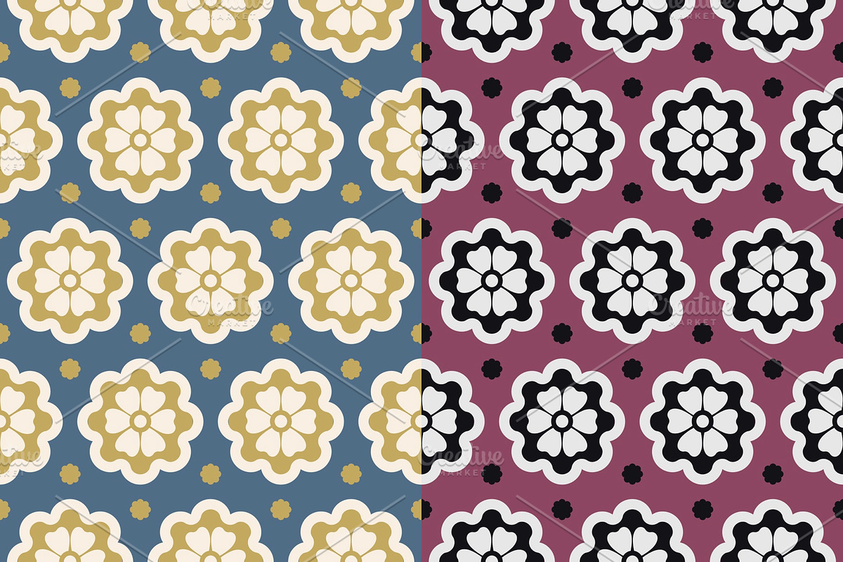 Bundle 12 Groovy Boho Floral, a Pattern Graphic by PPEthnicDecorPattern (Photo 1 of 8)