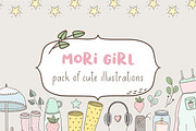 Mori Girl doodles., an Illustration by Sentimental postman (Thumbnail 1 of 18)