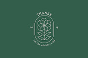 Minimalist Botanical Logos, an Object Graphic by Léo Alexandre (Thumbnail 11 of 11)