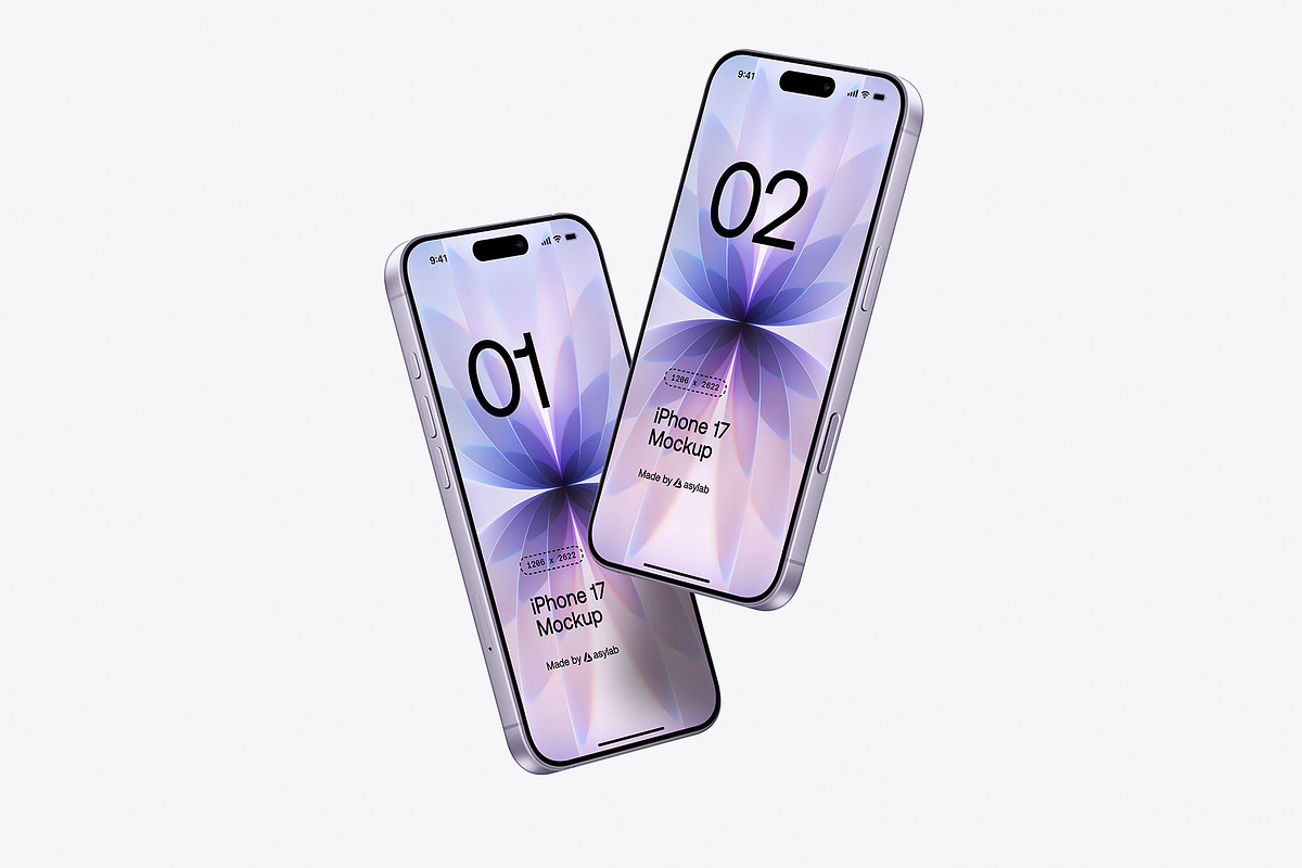 iPhone 17 - 24 Mockups Scenes, an iPhone Mockup by Asylab (Photo 57 of 61)