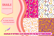 Snails - 36 brushes for Procreate, a Brush Add-On by MissPerfectKaos (Thumbnail 4 of 4)