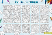 90 Coloring Pages Collection, an Illustration by Gulnara Sabirova (Thumbnail 18 of 22)