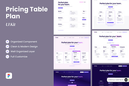 Prissy - Pricing Table Plan, an UI Kit Template by SLAB! Design