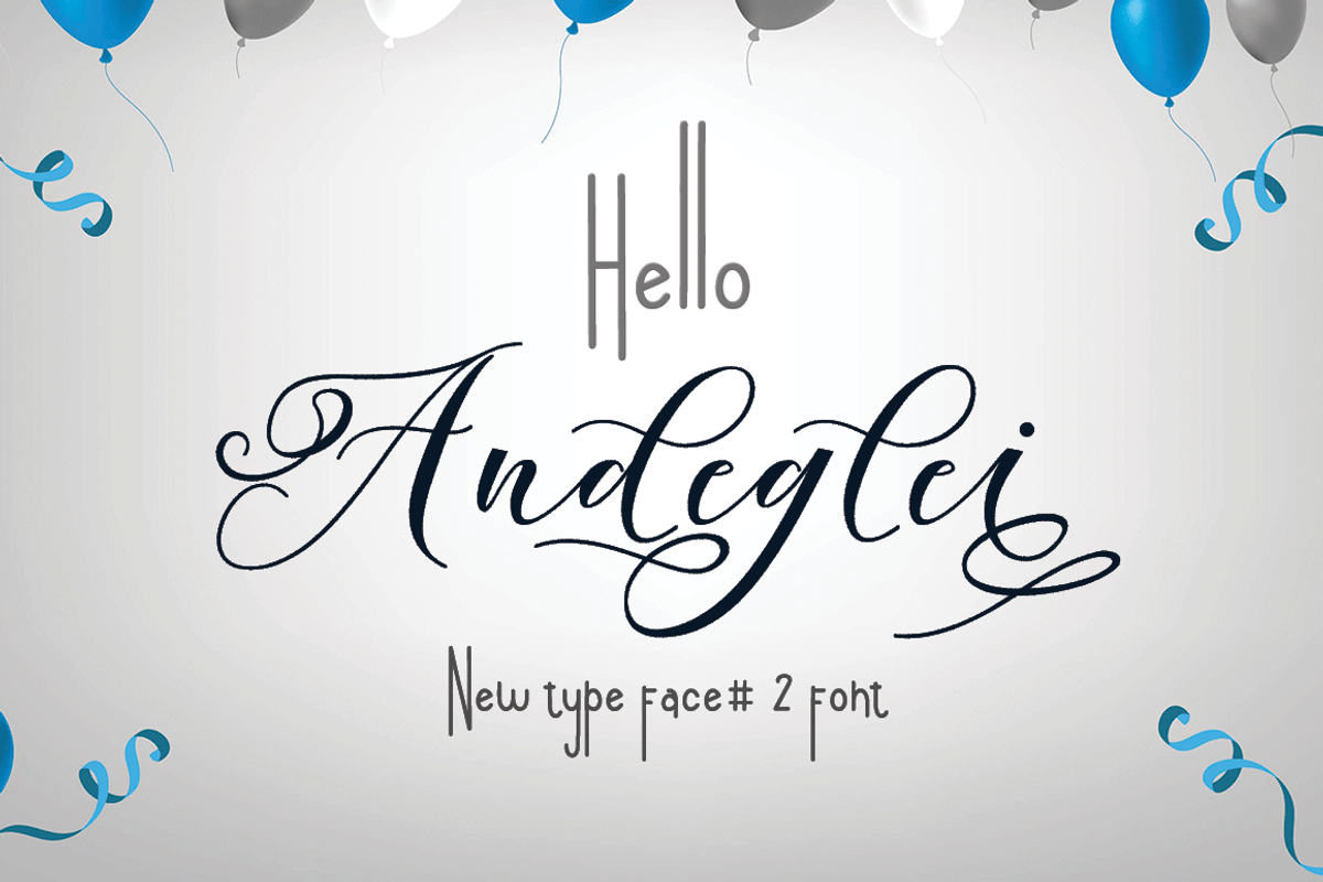 Andeglei, a Script Font by Letter-P (Photo 14 of 17)
