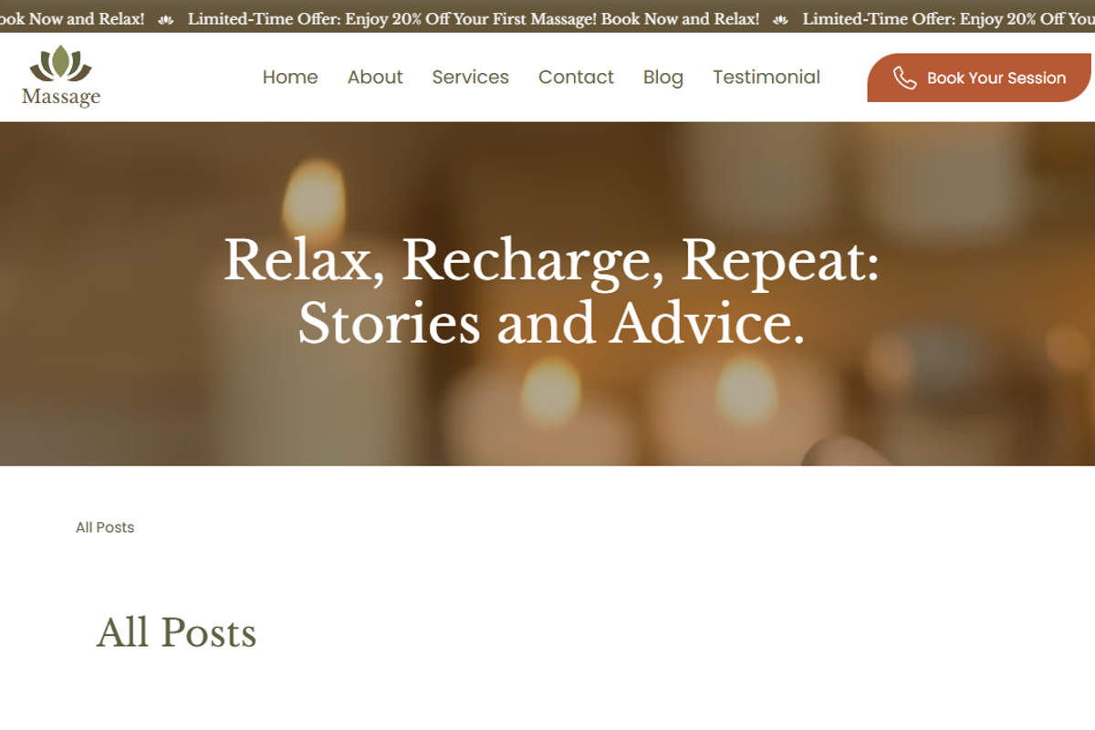Spa - Wix Studio Website preview 7