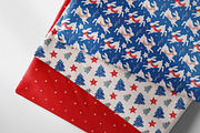Merry & Bright Christmas Patterns, a Pattern Graphic by Tiger and Flower (Thumbnail 3 of 9)