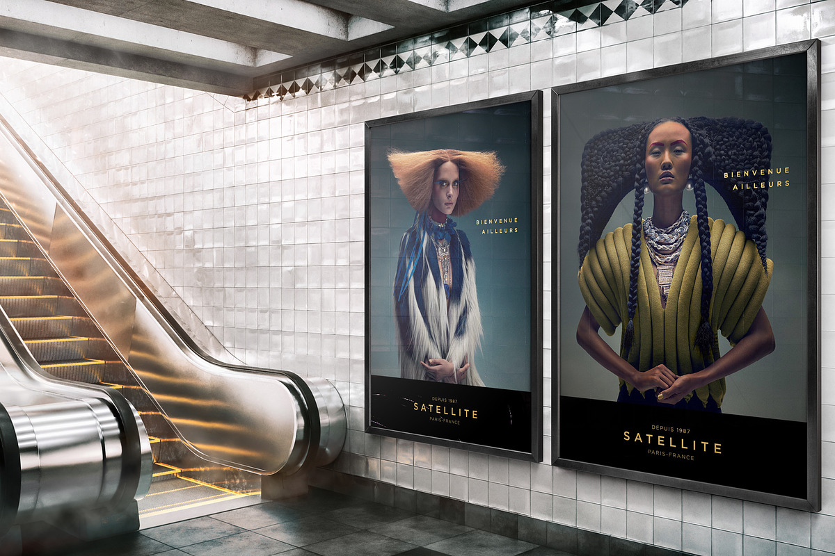 Ultimate subway NYC mockup bundle, a Print Template by As Good As Possible (Photo 12 of 21)