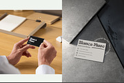 Monochrome Business Card Templates, a Business Card Template by Hell Yeah Designs (Thumbnail 6 of 7)
