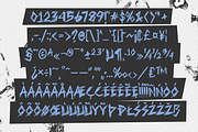 Brontak - A Raw Punk Typeface, a Handwritten Font by Yktypstd (Thumbnail 7 of 8)