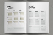Planner Template Layout, a Stationery Template by ContestDesign (Thumbnail 4 of 7)