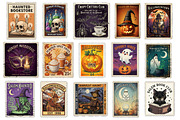 Halloween Postage Stamps Clipart, an Illustration by Dream Creation (Thumbnail 3 of 5)