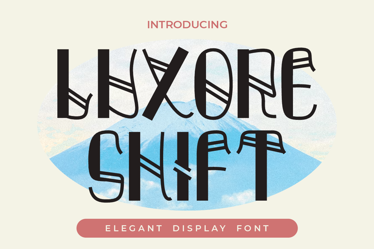 Luxore Shift - Display Font, a Font by PutraCetol Studio (Photo 1 of 5)
