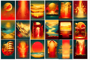 Golden Hour Travelers characters, a Decorative Illustration by ThatsDesignArt (Thumbnail 15 of 19)