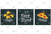 Set fast food banner illustration, a Food Illustration by MoreVector (Thumbnail 3 of 4)