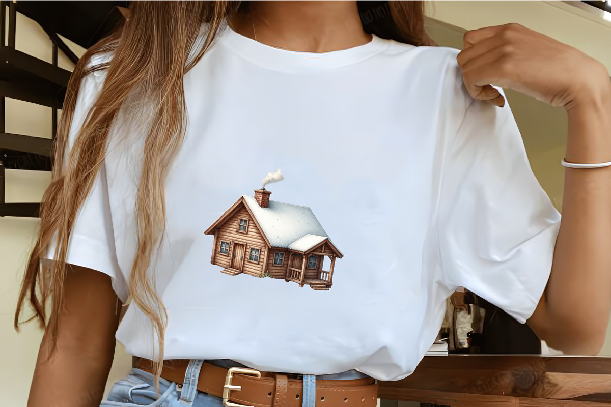 Cozy Cabin in the Woods Clipart, an Illustration by CrexoraLab (Photo 4 of 5)