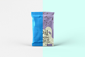 Foil Packaging Mockup - 8 Views