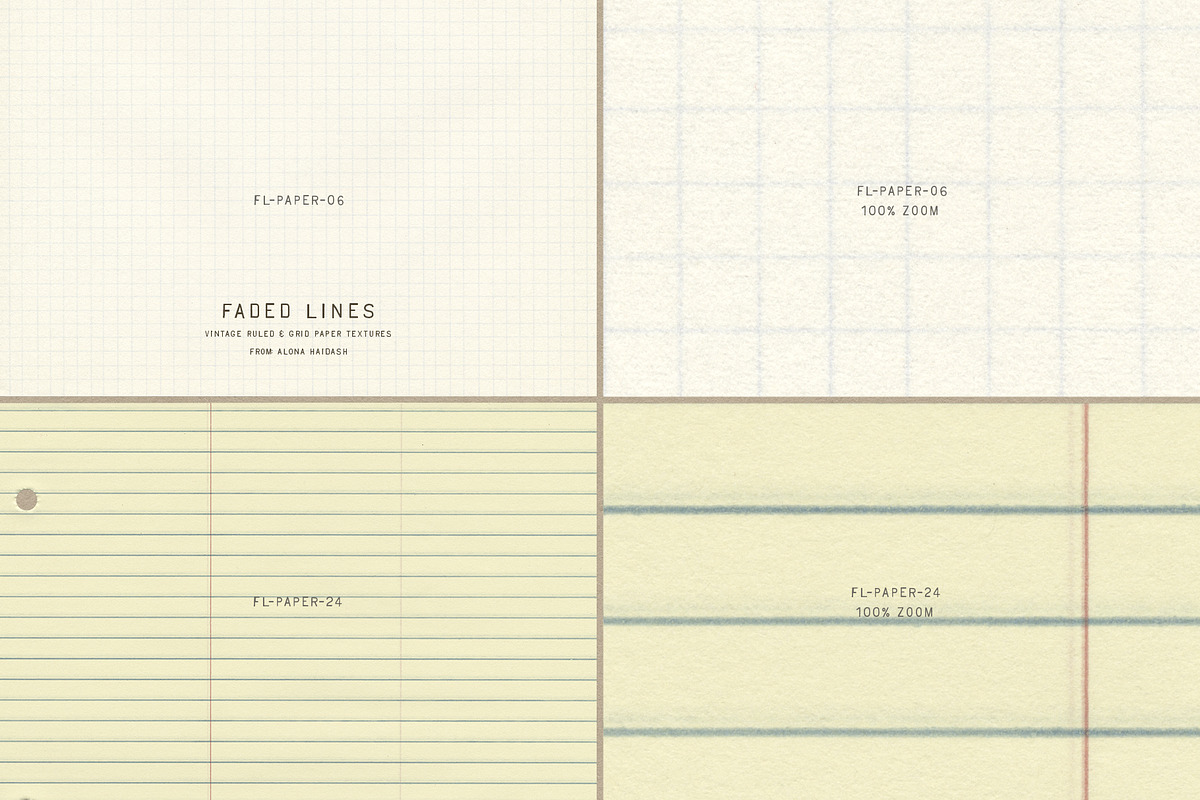 Vintage Ruled & Grid Paper Textures, a Texture Graphic by alonahaidash (Photo 11 of 15)