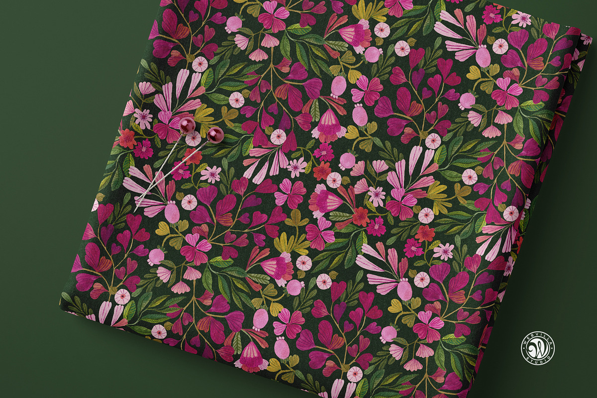 Spring Gouache Pattern, a Pattern Graphic by Webvilla Studio (Photo 6 of 7)