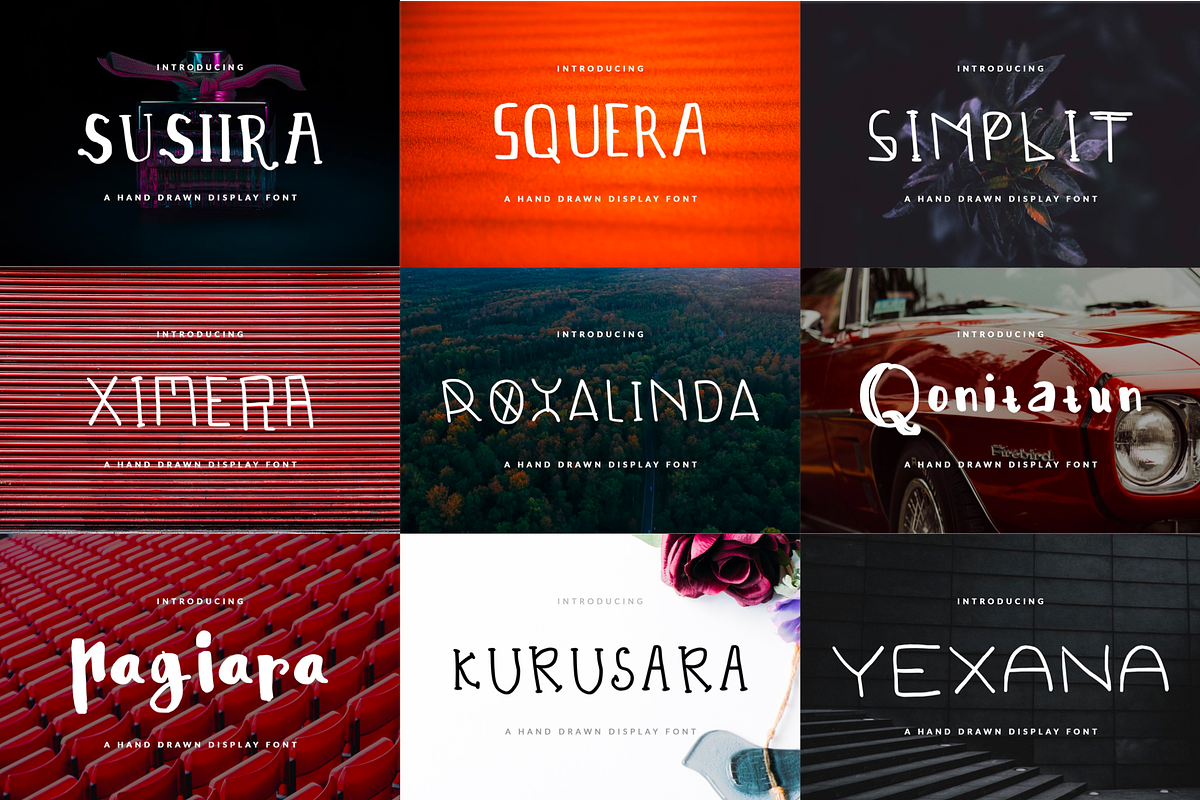 26 Handwritten Fonts Bundle preview 3