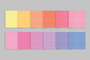Colorful Grid Seamless Patterns, a Pattern Graphic by Running With Foxes (Thumbnail 2 of 8)