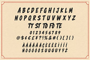 Gasto Fadena Bold Vintage Retro Font, a Handwritten Font by Maulana Creative (Thumbnail 7 of 7)