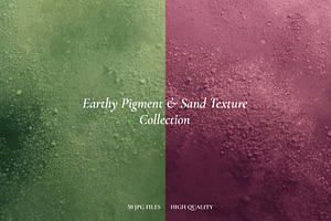 Earthy Pigment & Sand Texture
