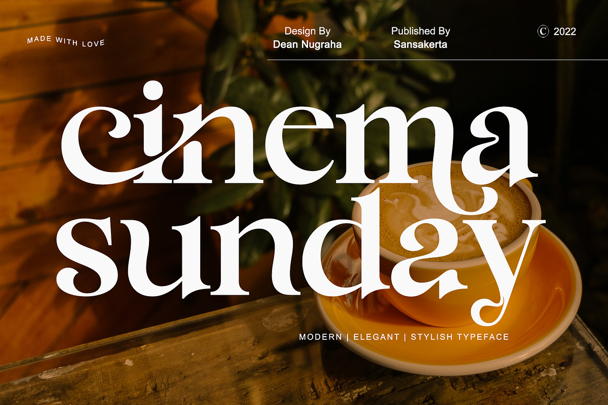 cinema sunday, a Serif Font by INKSUN™ (Photo 1 of 11)