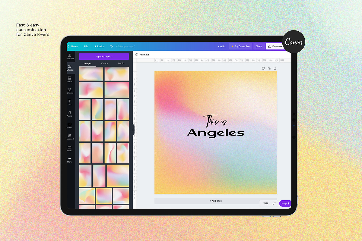 Retro Gradients & Shapes, a Background Graphic by Nomad Visuals (Photo 28 of 31)
